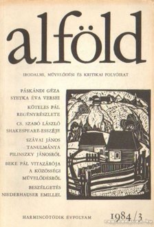 Juhász Béla - Alföld 1984/3. [antikvár]