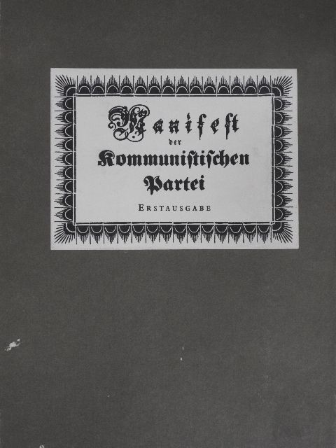 Manifest der Kommunistischen Partei (gótbetűs) [antikvár]
