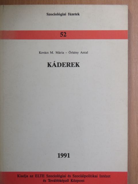 Kovács M. Mária - Káderek [antikvár]
