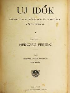 Abádi Imre - Uj Idők 1923. január-június (fél évfolyam) [antikvár]