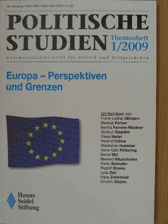 Benita Ferrero-Waldner - Politische Studien März 2009 Themenheft [antikvár]