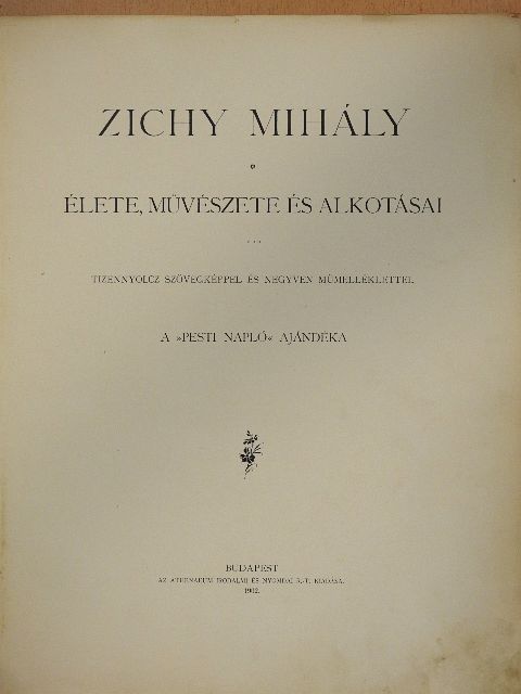 Lándor Tivadar - Zichy Mihály (rossz állapotú) [antikvár]