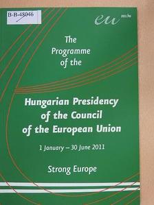 The Programme of the Hungarian Presidency of the Council of the European Union [antikvár]