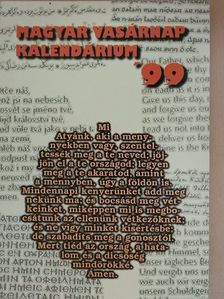 Magyar Vasárnap Kalendárium '99 [antikvár]