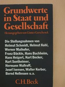 Franz Böckle - Grundwerte in Staat und Gesellschaft [antikvár]