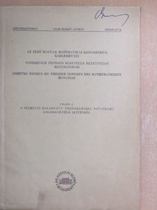 Földes István - A számtani haladvány törzsszámaira vonatkozó Goldbach-féle sejtésről [antikvár]