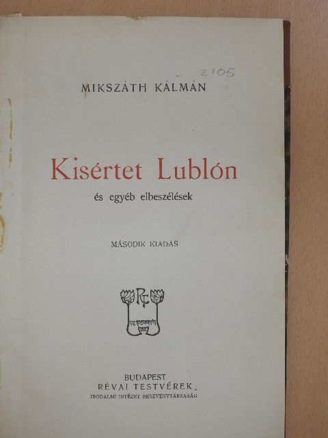 Mikszáth Kálmán - Kisértet Lublón [antikvár]
