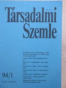 Csaba László - Társadalmi Szemle 1994. január [antikvár]