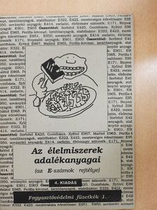 Az élelmiszerek adalékanyagai [antikvár]