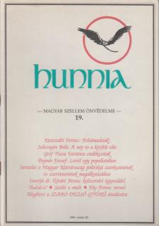 KUNSZABÓ FERENC - Hunnia 19. 1991. május 25. [antikvár]