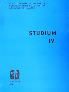 Bárdi Ida - Studium IV. [antikvár]