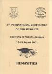 Lehoczky László, Kalmár László - 3rd International Conference  of PDH Students: Humanities [antikvár]