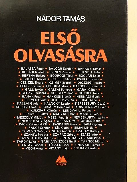 Nádor Tamás - Első olvasásra [antikvár]