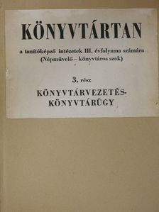 Sallai István - Könyvtártan 3. [antikvár]