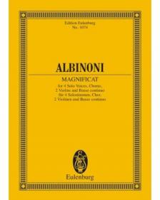 ALBINONI - MAGNIFICAT TASCHENPARTITUR (F.SCHRÖDER), ANTIKVÁR PÉLDÁNY