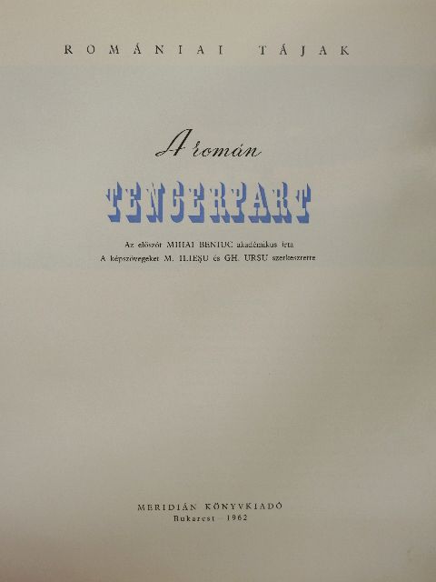 Gh. Ursu - A román tengerpart [antikvár]