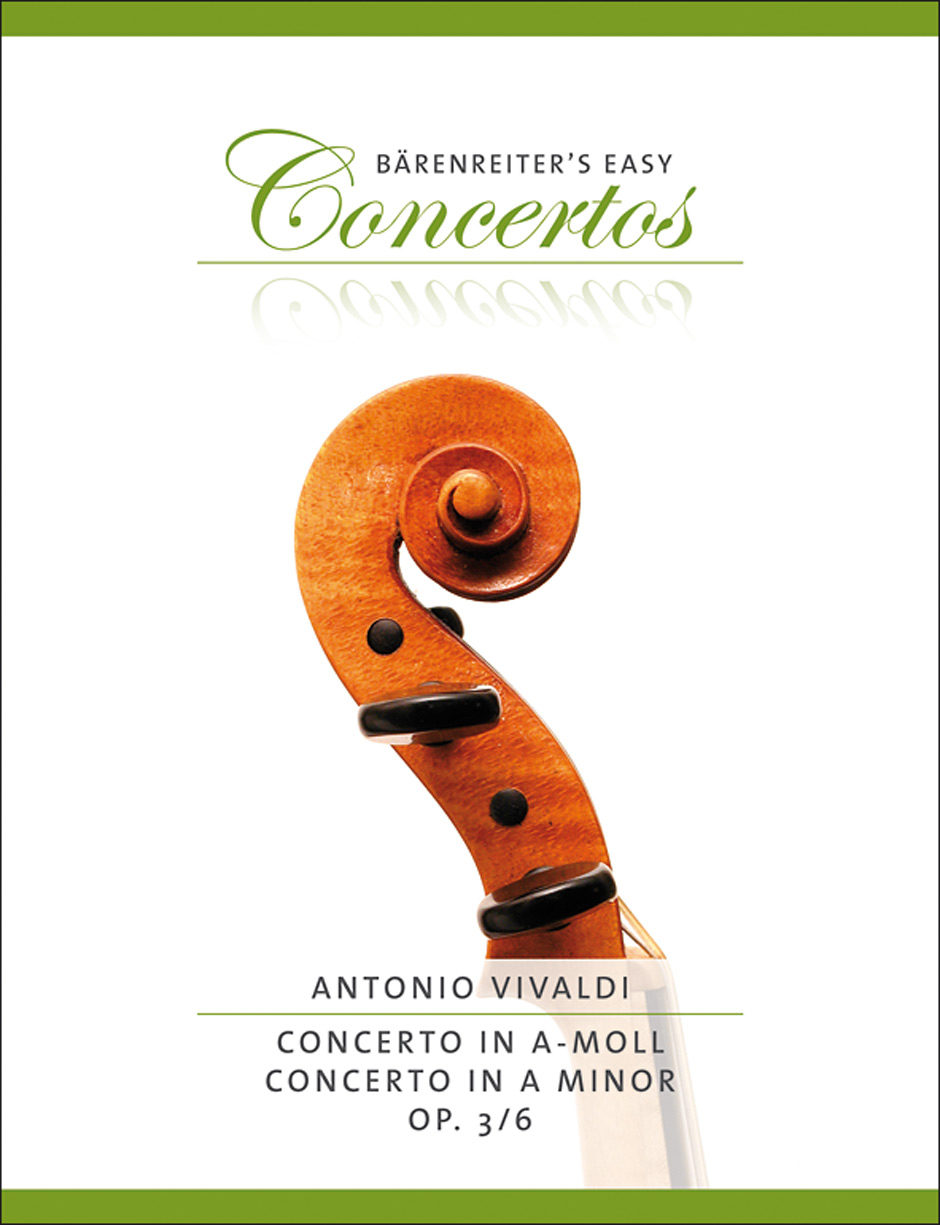 ANTONIO VIVALDI - CONCERTO IN a-MOLL OP.3/6 FÜR VIOLINE UND KLAVIER (KURT SASSMANNSHAUS)