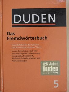 Duden 5 - Das Fremdwörterbuch [antikvár]