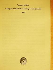 Tények, adatok a Magyar Népfőiskolai Társaság tevékenységéről [antikvár]
