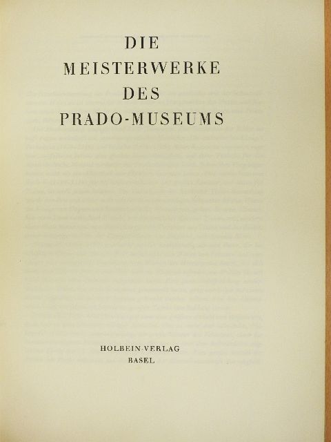 F. A. de Sotomayor - Die Meisterwerke des Prado-Museums [antikvár]