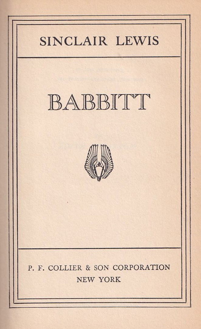 Babbit (Angol nyelvű) [antikvár]