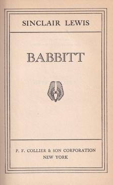 Babbit (Angol nyelvű) [antikvár]