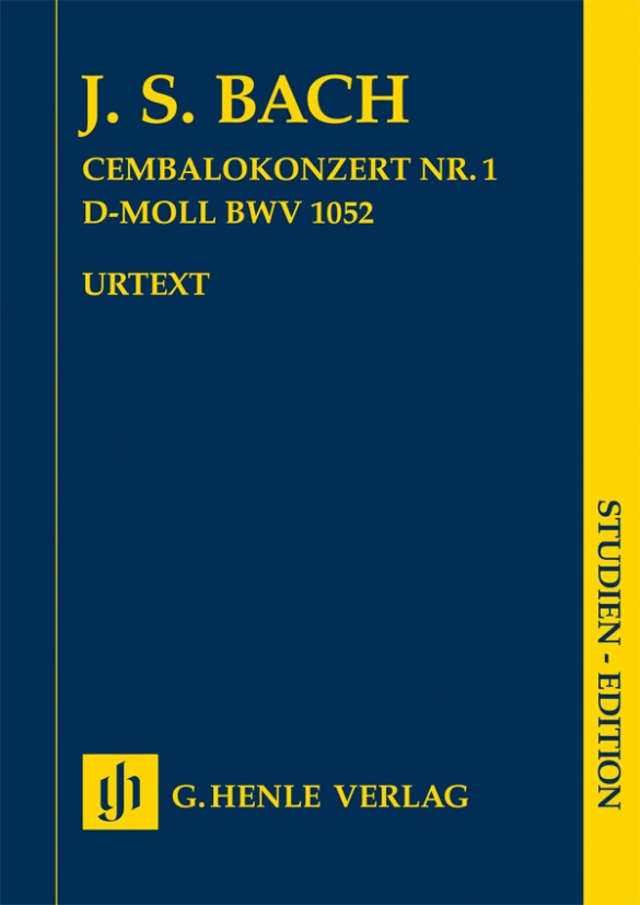 J. S. Bach - CEMBALOKONZERT NR.1 D-MOLL BWV 1052, STUDIEN EDITION