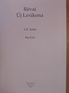 Révai új lexikona 7. (töredék) [antikvár]
