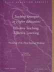 David Jaques - Teaching Strategies in Higher Education: Effective Teaching, Effective Learning [antikvár]