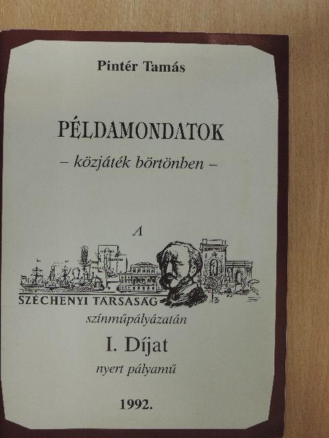 Pintér Tamás - Példamondatok [antikvár]