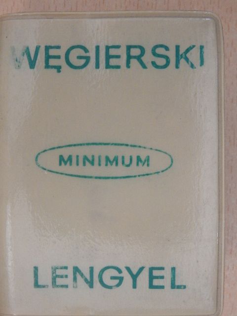 Magyar-lengyel és lengyel-magyar minimum szótár (minikönyv) [antikvár]