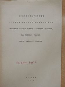 Csillik Éva - Acta Antiqua et Archaeologica - Supplementum I. [antikvár]