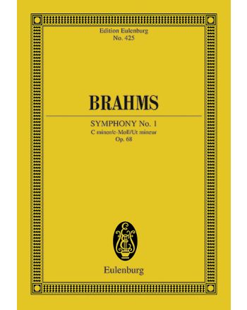 BRAHMS.J. - SYMPHONIE NO.1 C-MOLL TASCHENPARTITUR,ANTIKVÁR