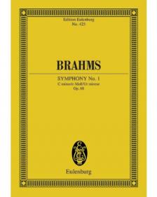 BRAHMS.J. - SYMPHONIE NO.1 C-MOLL TASCHENPARTITUR,ANTIKVÁR