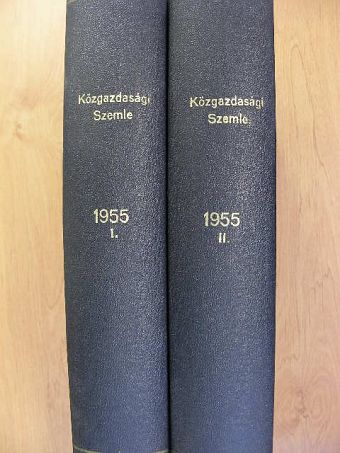 Abelovszki Vladimir - Közgazdasági Szemle 1955. január-december I-II. [antikvár]