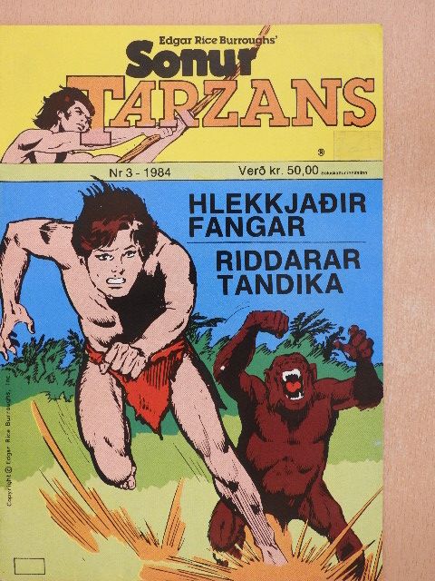 Edgar Rice Burroughs - Sonur Tarzans 1984/3 [antikvár]