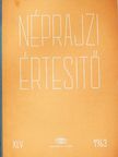 Boross Marietta - Néprajzi értesítő XLV. [antikvár]