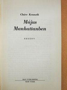 Claire Kenneth - Május Manhattanben [antikvár]