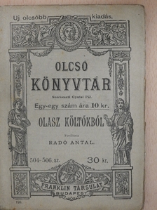 Aleardi - Olasz költőkből [antikvár]