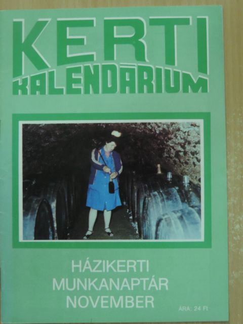 Biza Klára - Kerti Kalendárium 1989. november [antikvár]