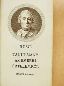 David Hume - Tanulmány az emberi értelemről [antikvár]