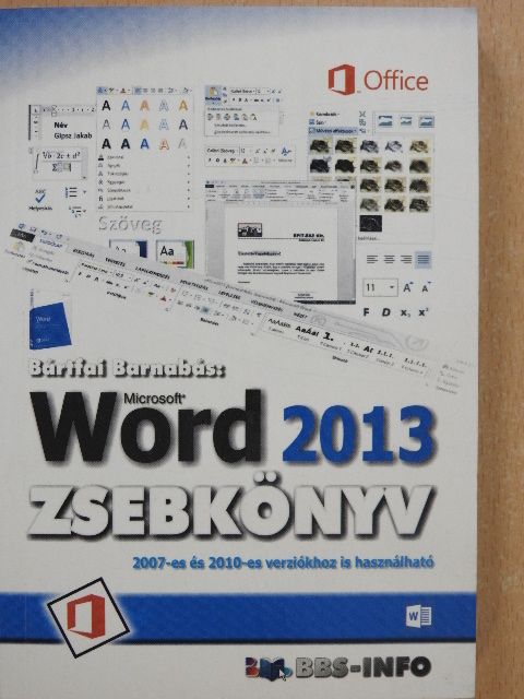 Bártfai Barnabás - Microsoft Word 2013 zsebkönyv  [antikvár]