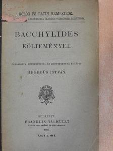 Bacchylides - Bacchylides költeményei [antikvár]