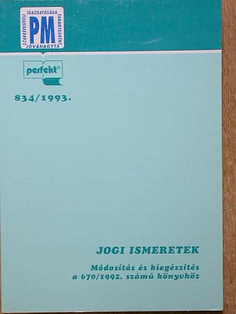 Dr. Juhász József - Jogi ismeretek [antikvár]
