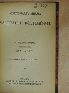 Vörösmarty Mihály - Vörösmarty Mihály válogatott költeményei [antikvár]