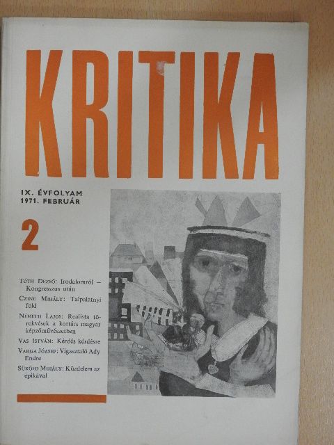 Czine Mihály - Kritika 1971. február [antikvár]