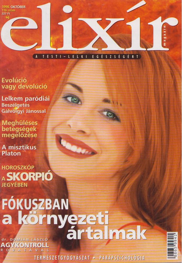 Dr. Nagy Róbert (főszerk.) - Elixír Magazin 1998. október - 116. szám [antikvár]