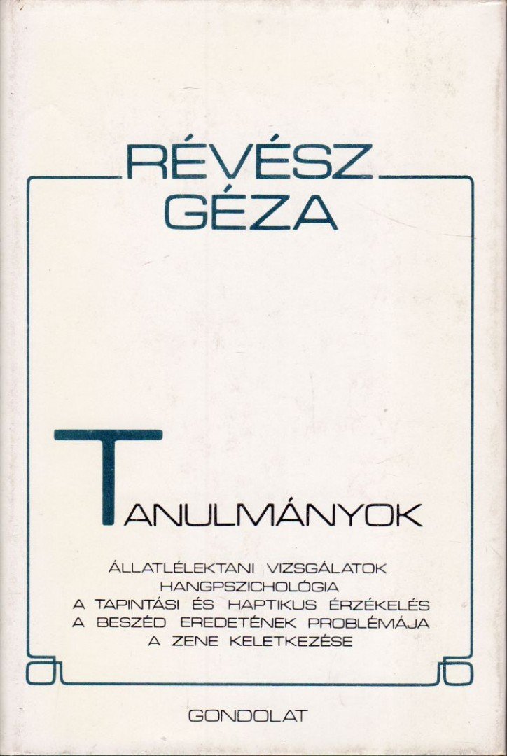 Révész Géza - Tanulmányok [antikvár]