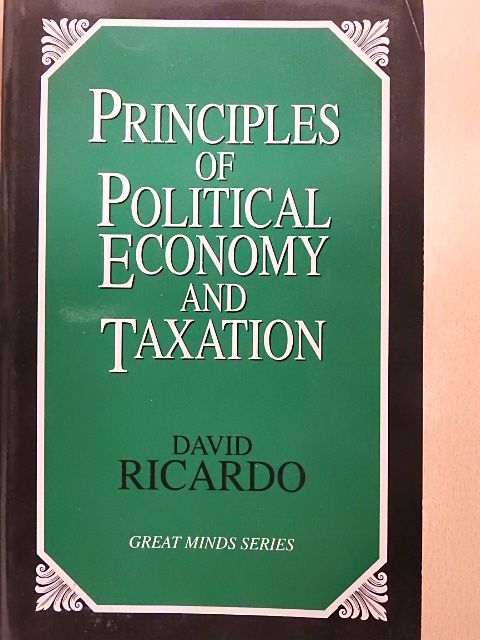 David Ricardo - Principles of Political Economy and Taxation [antikvár]