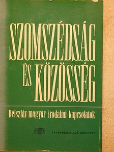 Bori Imre - Szomszédság és közösség [antikvár]